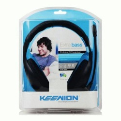 Casque Micro USB KOMC B19 - Noir - Elbootic