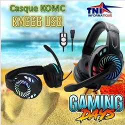CASQUE GAMER USB KOMC KM666