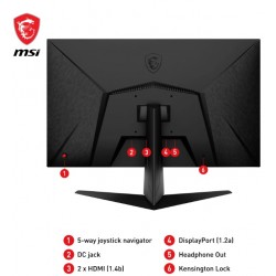 ECRAN GAMING MSI 23.8 FULL HD 170 HZ G2412 PRIX TUNISIE