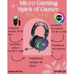 Casque Micro Gaming  SPIRIT...