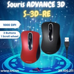 Souris Filaire ADVANCE 3D USB