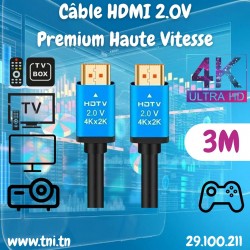 Câble HDMI 2.0V Premium...