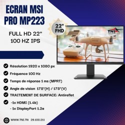 Ecran MSI Pro MP223 E2 22''...
