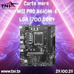 MSI PRO H610M-E LGA 1700 DDR4
