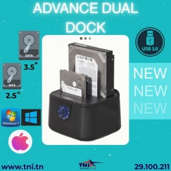 ADVANCE DUAL DOCK POUR HDD...