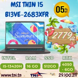 MSI THIN 15 B13VE-2683XFR,...