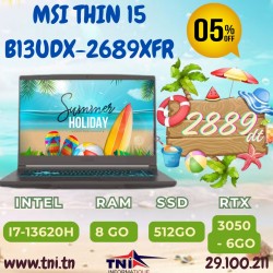 MSI Thin 15 B13UDX i7 13è...