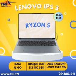 LENOVO IPS3, RYZEN 5, 16Go,...