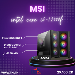 PC Gamer MSI – i5 12ᵉ Gen...