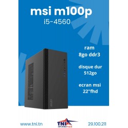 pc bureau MSI M100P – Intel...