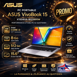 PC Portable ASUS X1504VA i3...